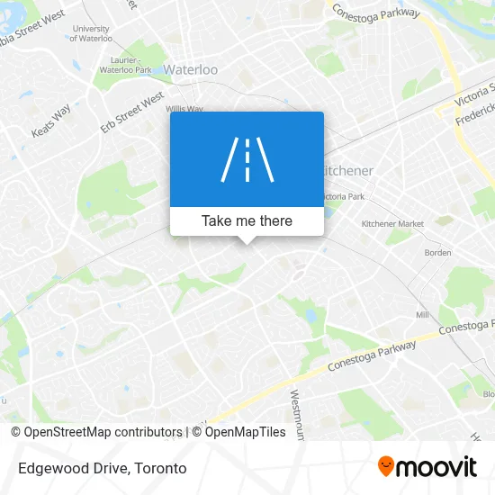 Edgewood Drive map