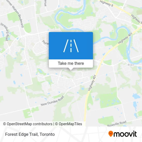 Forest Edge Trail map