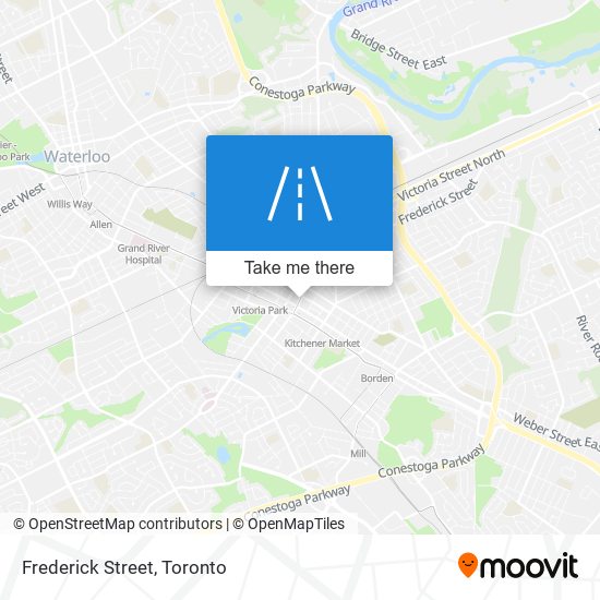 Frederick Street map