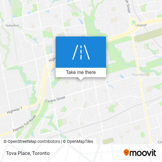 Tova Place map