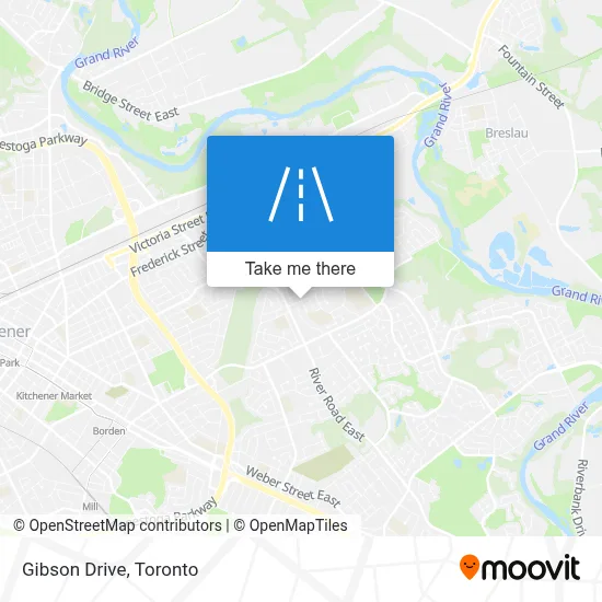 Gibson Drive map