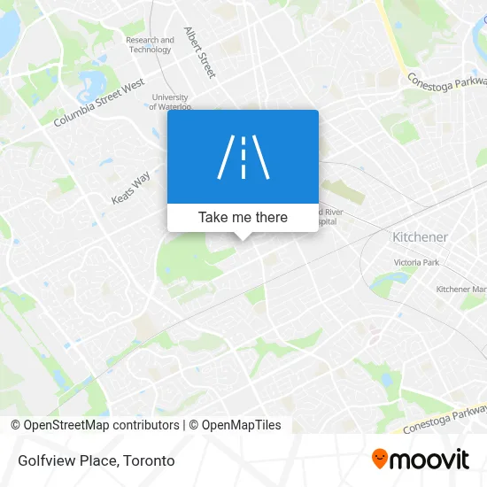 Golfview Place map