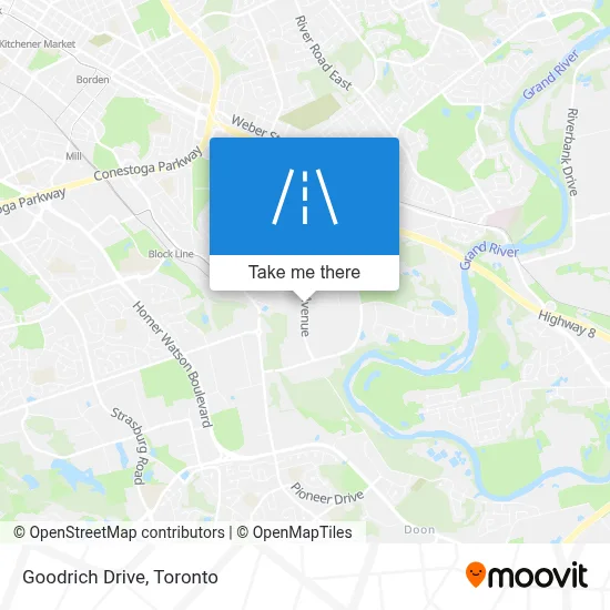 Goodrich Drive map