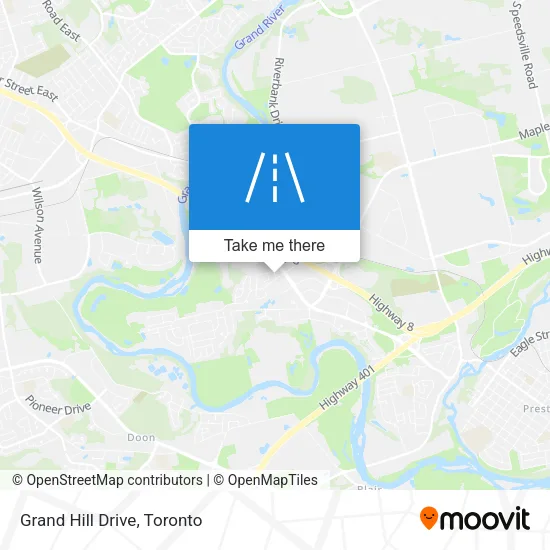 Grand Hill Drive map