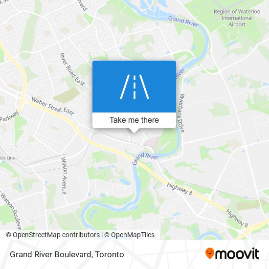 Grand River Boulevard map