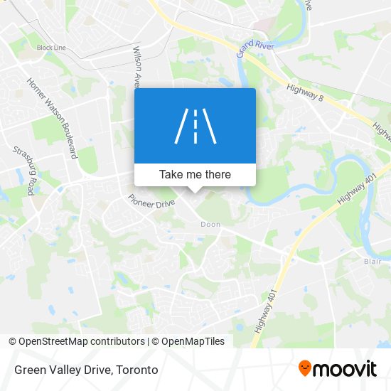 Green Valley Drive map