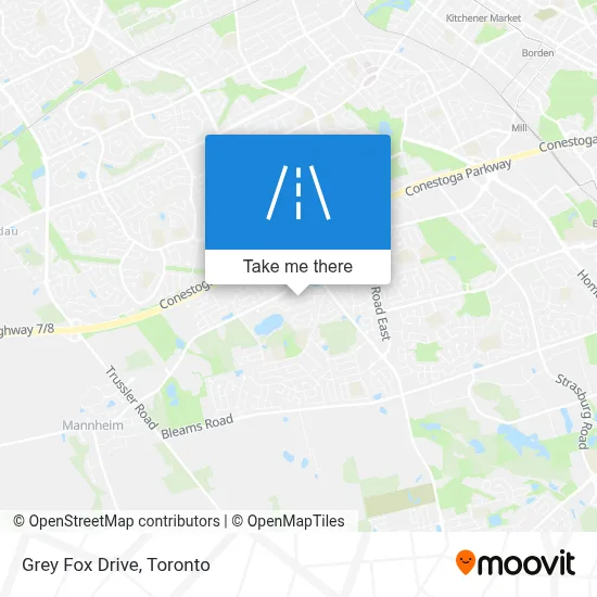 Grey Fox Drive map