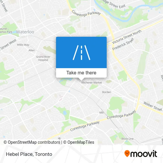 Hebel Place map