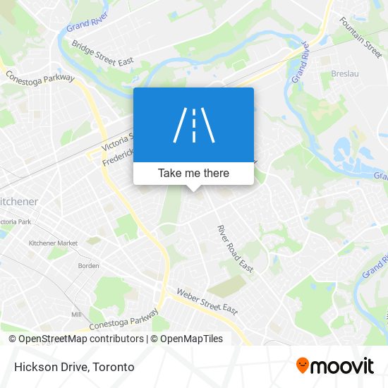 Hickson Drive map