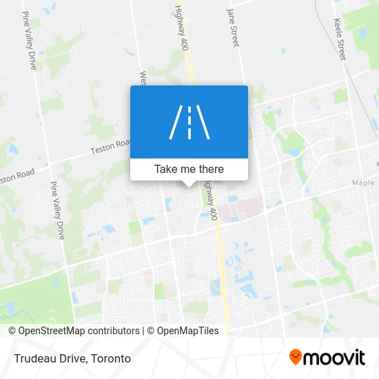 Trudeau Drive map