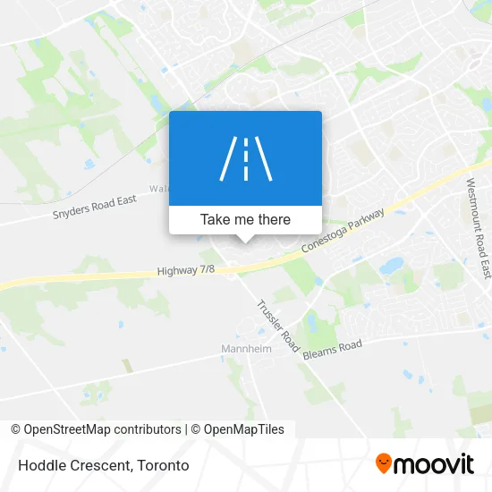 Hoddle Crescent map