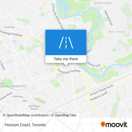 Horizon Court map
