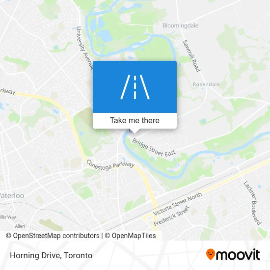 Horning Drive map