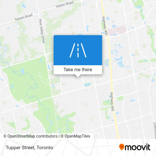 Tupper Street map