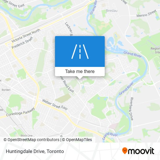 Huntingdale Drive map