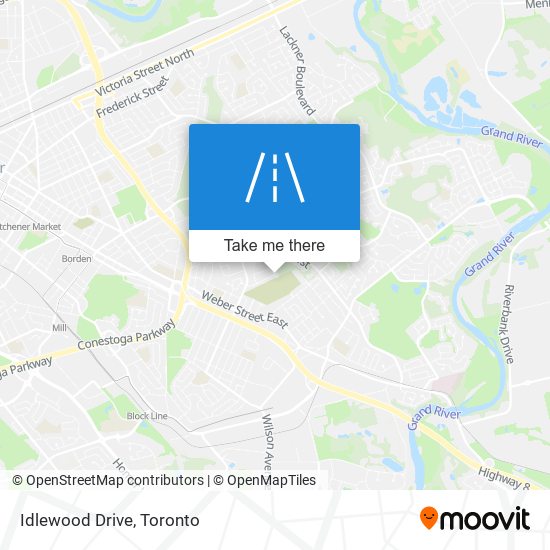 Idlewood Drive map