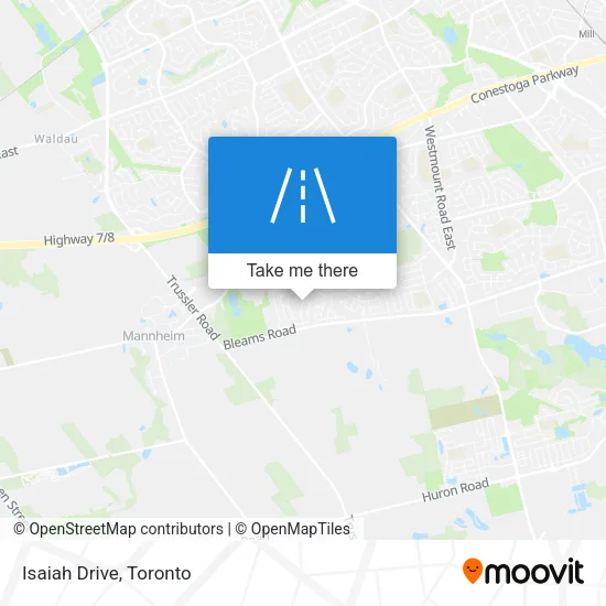 Isaiah Drive map
