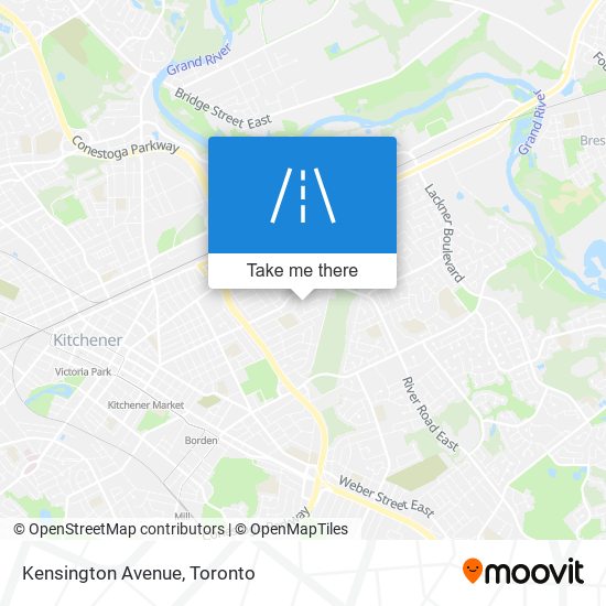 Kensington Avenue map