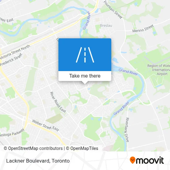 Lackner Boulevard map