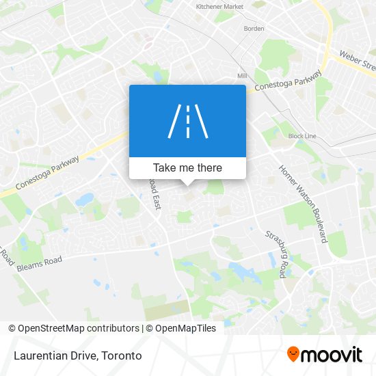 Laurentian Drive map