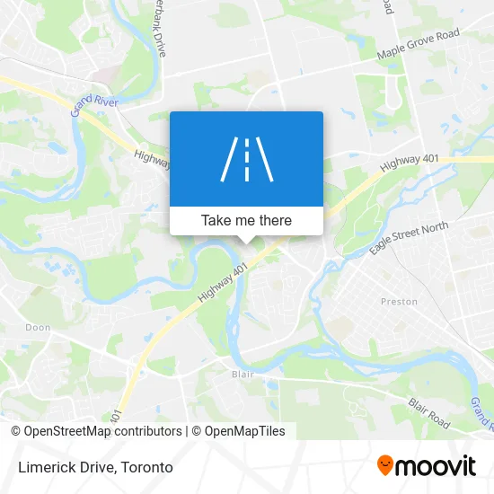Limerick Drive map