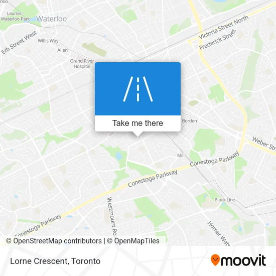 Lorne Crescent map