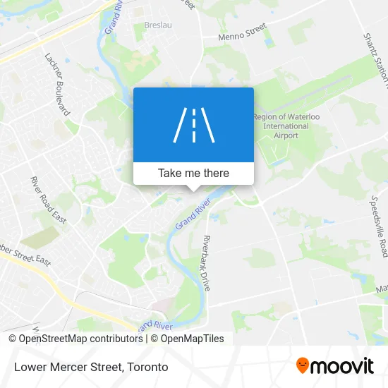 Lower Mercer Street map