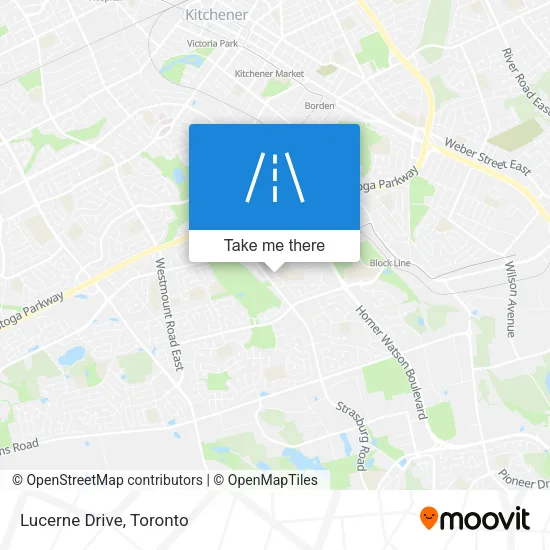 Lucerne Drive map