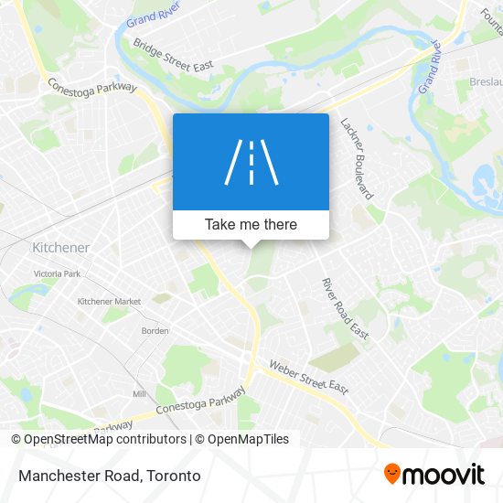 Manchester Road map