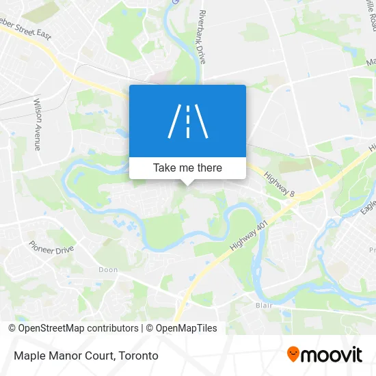 Maple Manor Court map