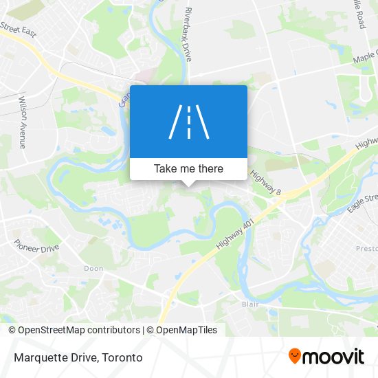 Marquette Drive map