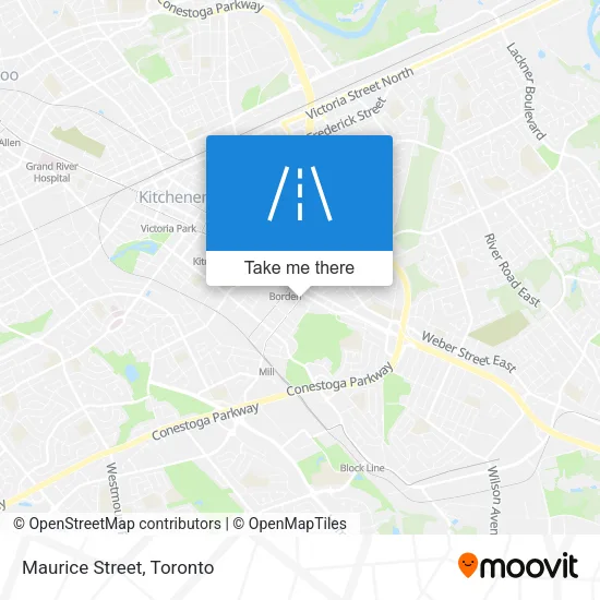 Maurice Street map