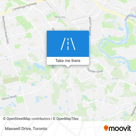 Maxwell Drive map