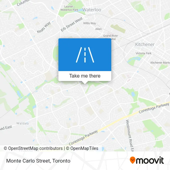 Monte Carlo Street map