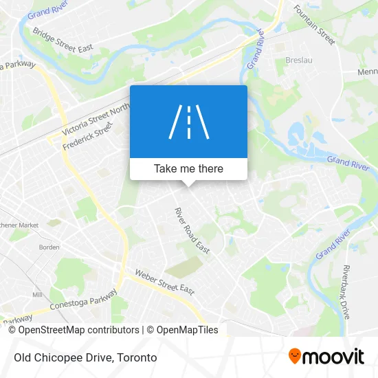 Old Chicopee Drive map