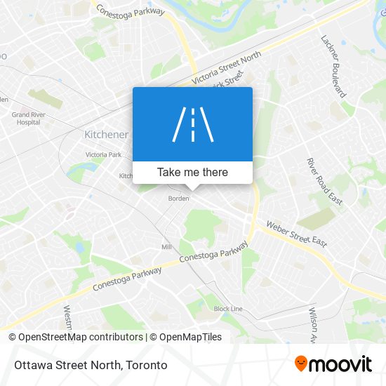 Ottawa Street North map