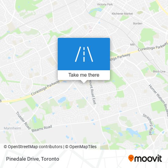 Pinedale Drive map