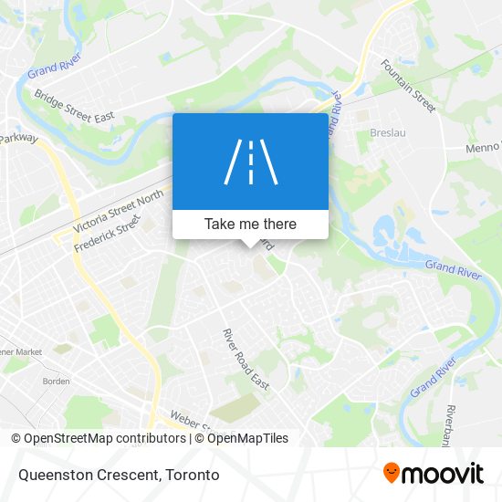 Queenston Crescent map