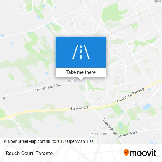 Rauch Court map