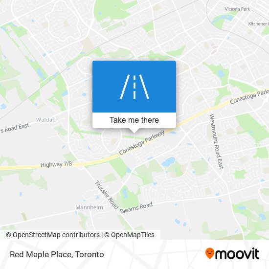 Red Maple Place map