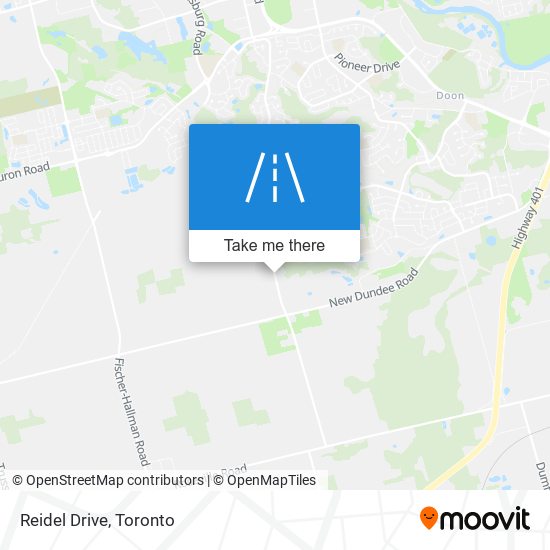 Reidel Drive map