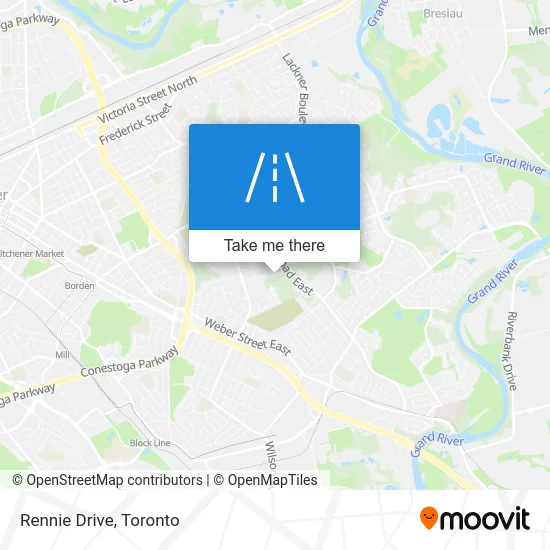 Rennie Drive map