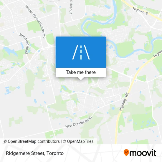 Ridgemere Street map