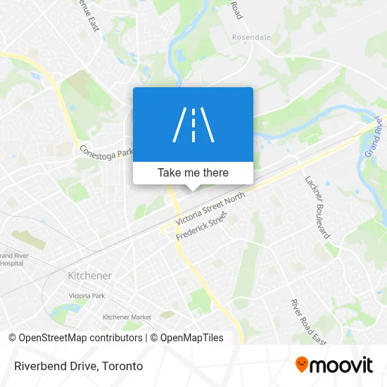 Riverbend Drive map