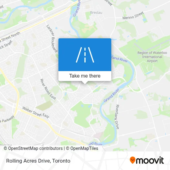 Rolling Acres Drive map