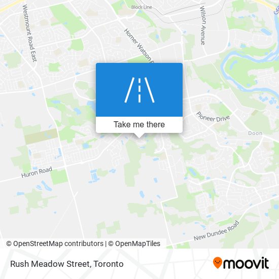 Rush Meadow Street map