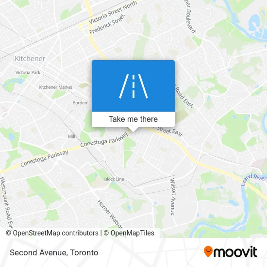 Second Avenue map