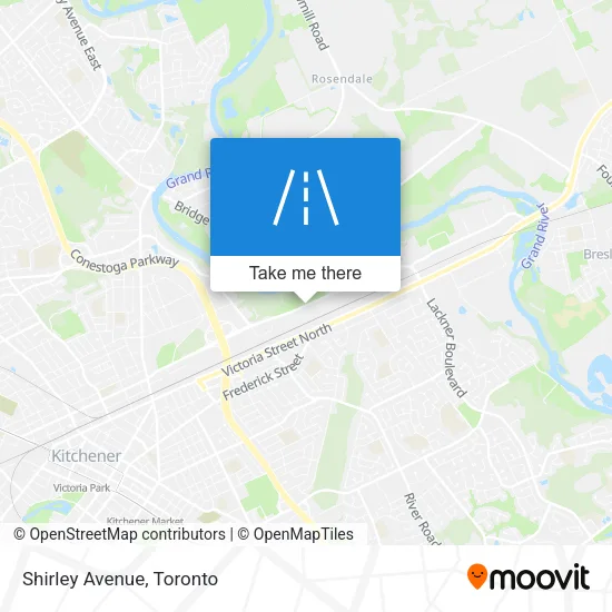 Shirley Avenue map