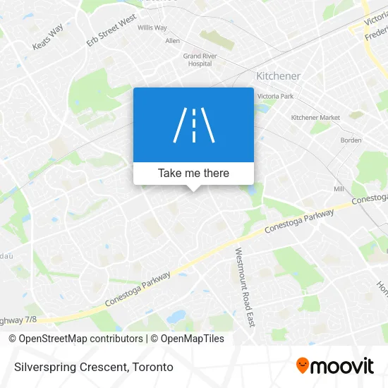 Silverspring Crescent map