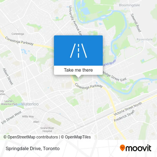 Springdale Drive map